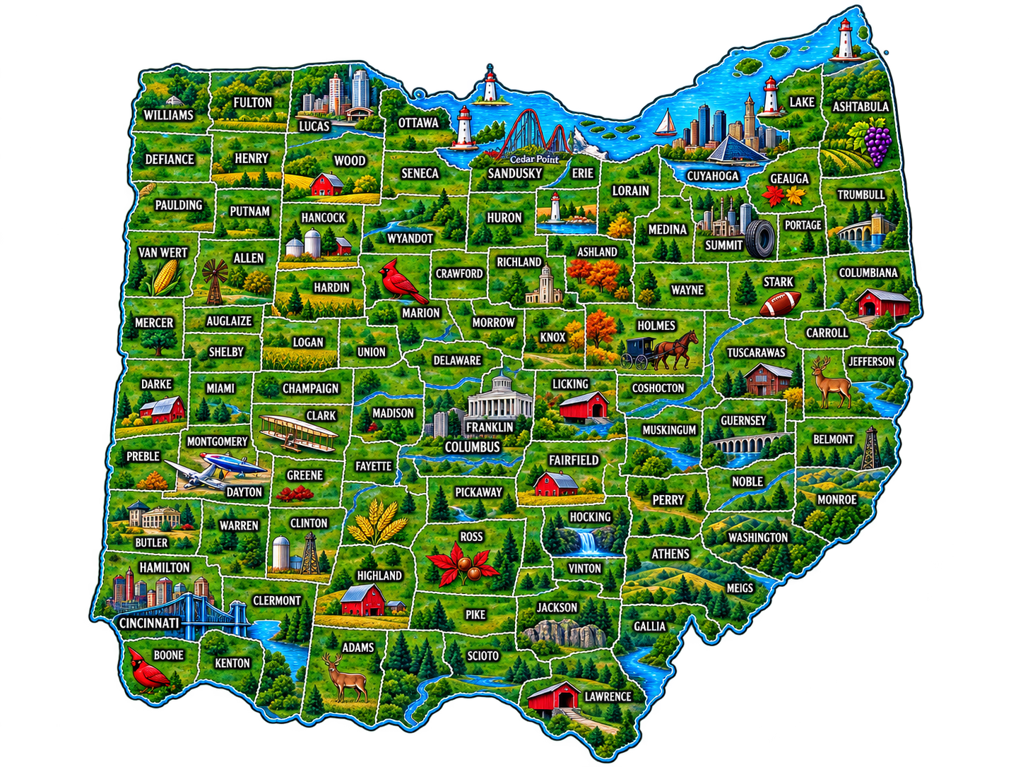 Washington county map