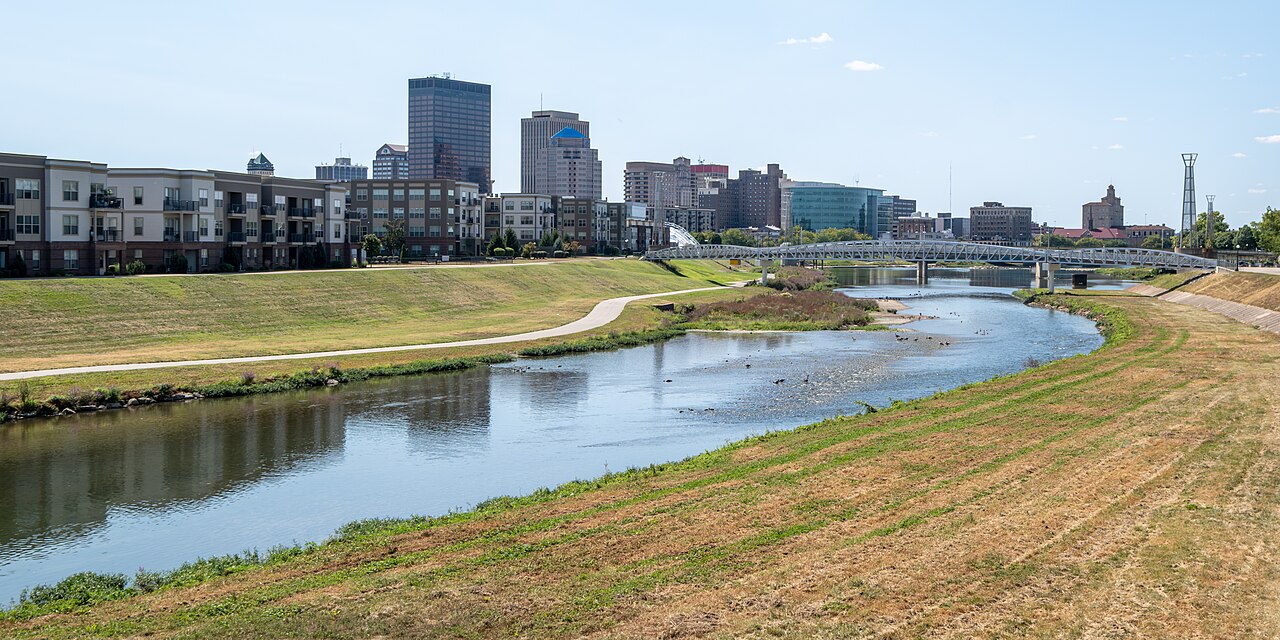 Mad River and downtown Dayton, Ohio, 2025-09-08 (0487)
