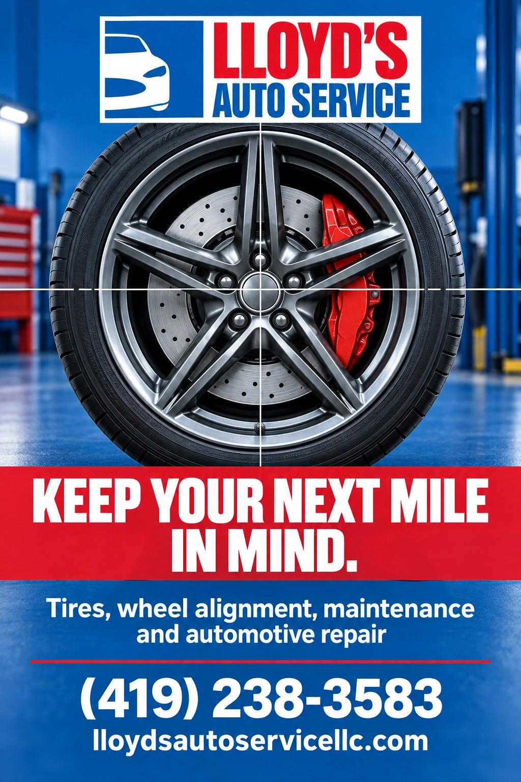 Lloyd's Auto Service advertisement